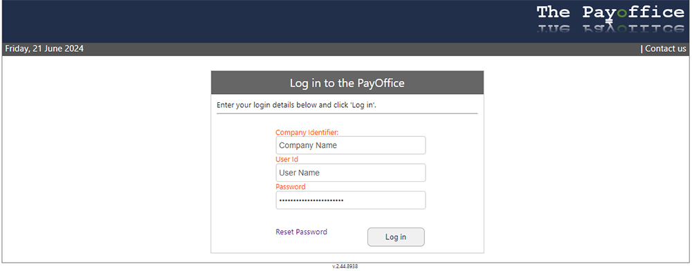 Th PayOffice login