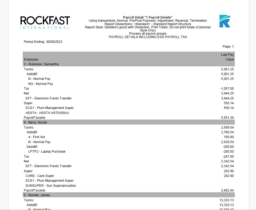 Integrated Single Touch reporting